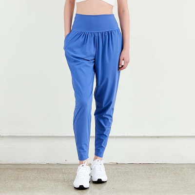 【リナラメール】SALE*40%OFF/サルエルパンツ/ブルー