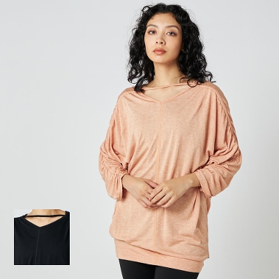 More SALE40%OFF【SN.スーパーナチュラル】2WAYギャザリングルースT