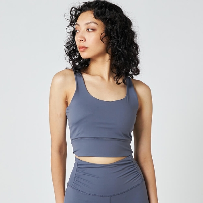 SALE【SN.スーパーナチュラル】ロングラインブラ＜ホットヨガコレクション＞