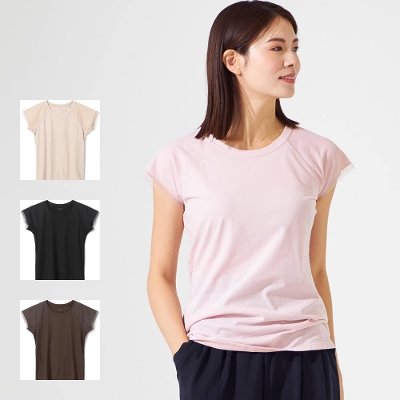 【チャコット】チュールコンビＴシャツ