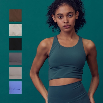 【ジュリエ】YOGA FIT ショートトップス/パット付き