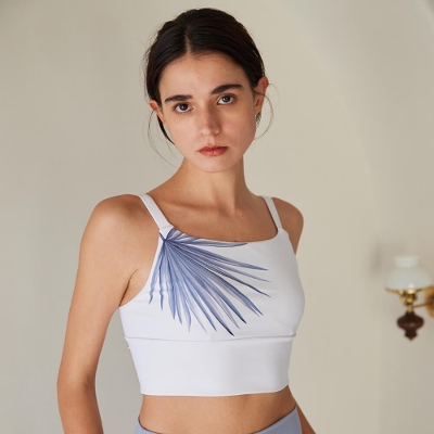 【リナラメール】SALE*30%OFF/リーフブラトップ／グレー