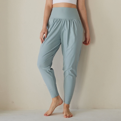 【リナラメール】SALE*30%OFF/サルエルパンツ／グリーン