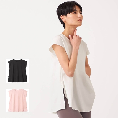 【チャコット】DRY&UVフレアTシャツ