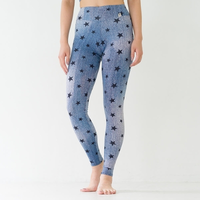 夏SALE20%OFF【リンダワークス】ヨガレギンス/スター