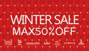７ブランド大集合！最大５０％OFF「ウィンターセール」開催