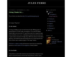 Jules Febre 先生のブログ 「Jules Febre」（英語）