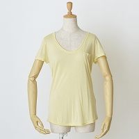 semi sheer pocket tee