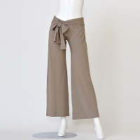 ribbon wide leg pants