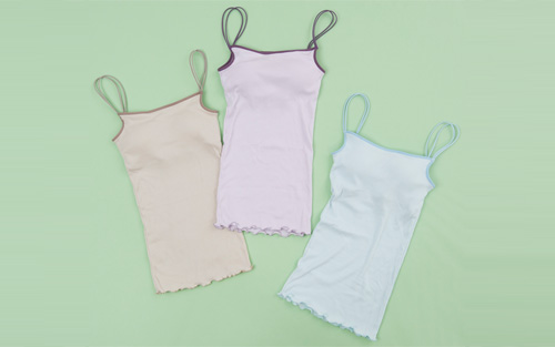 double strap bra top cami