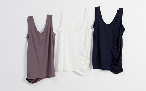 smooth drape asymmetry tank v